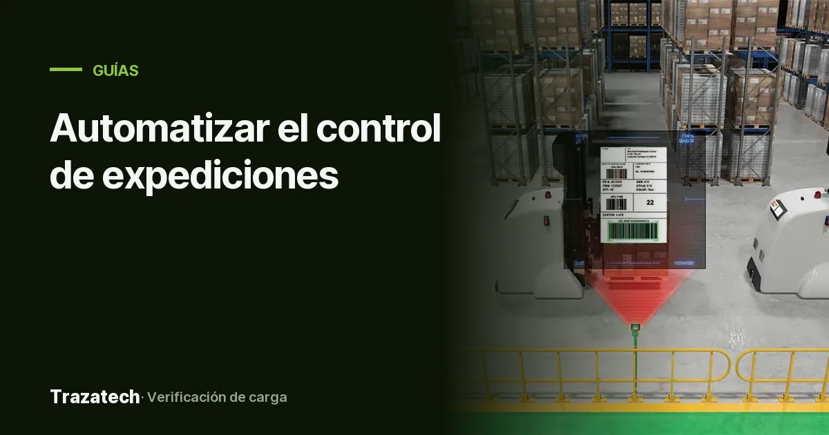 Automatizar el control de expediciones en el muelle